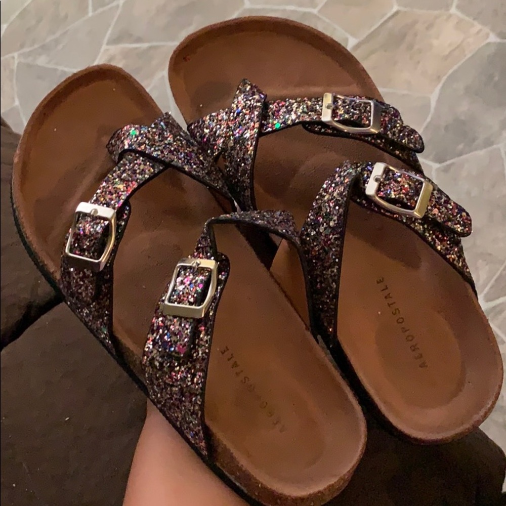 Aeropostale footbed sandals